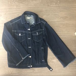 Topshop Moto indigo denim jacket